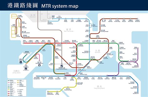 地鐵鐵路圖|【港鐵路綫圖】香港地鐵圖港鐵路線、轉車站、主要景。